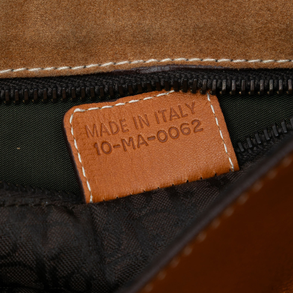 Pre-Loved Dior Leather Baudrier Saddle Bag - Picture 6 of 7